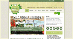 Desktop Screenshot of growrealfood.com